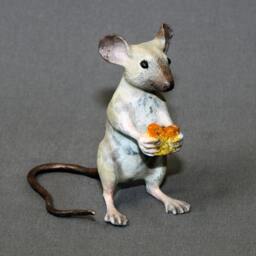 Bronze Mouse Figurine Statue Sculpture Mice Art Limited Edition Signed Numbered - thumbnail 1