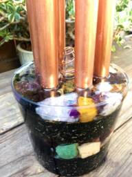 Six Shooter Orgone Cloud Buster - Crystal Energy Harmonizer - Double Window - thumbnail 1