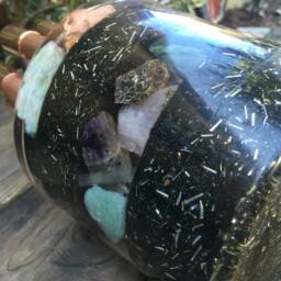 Six Shooter Orgone Cloud Buster - Crystal Energy Harmonizer - Double Window - thumbnail 4
