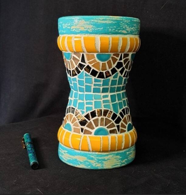 Mosaic Flower Pot - image 1