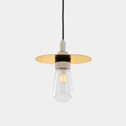Kai Brass/Glass Bathroom Pendant Light 8.75 - thumbnail 3