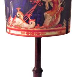 Greek Goddess Lampshade, Vintage, Shabby Chic, Antique Wallpaper Design Fatta Da Mamma - thumbnail 2