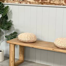 Verde // Scandinavian Dining Table & Bench With Pine Square Legs - thumbnail 3