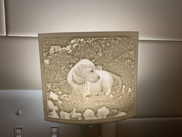 Custom Night-Light - 3D Embossed Picture - Lithophane - image 1