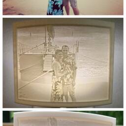 Custom Night-Light - 3D Embossed Picture - Lithophane - thumbnail 4