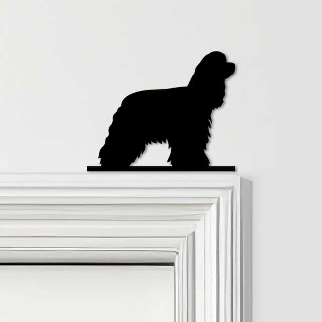 Door Topper American Cocker Spaniel Dog Various Colours Decorative Sign - Sign, Novelty Wall Decor, Frame Art, Art - image 1