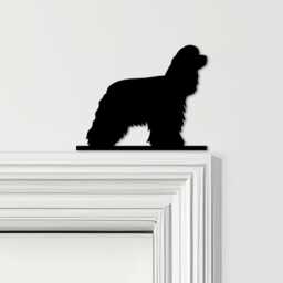 Door Topper American Cocker Spaniel Dog Various Colours Decorative Sign - Sign, Novelty Wall Decor, Frame Art, Art - thumbnail 1