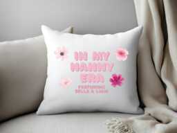 Personalised Nanny Cushion - Christmas Gift For Grandma, Nanna, Granny Custom From Grandkids, Nan Gift, Festive Home Decor - thumbnail 1