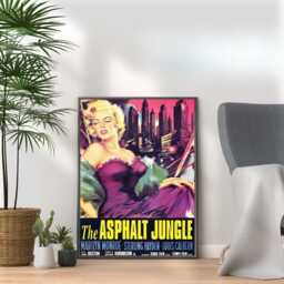 The Asphalt Jungle Movie Poster Vintage Film Print, Retro Wall Art - thumbnail 1
