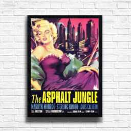 The Asphalt Jungle Movie Poster Vintage Film Print, Retro Wall Art - thumbnail 2