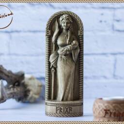 Frigga, Norse Pagan Goddess Statue, For Asatru Altar Kit & Heathen Ritual - thumbnail 3