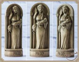 Frigga, Norse Pagan Goddess Statue, For Asatru Altar Kit & Heathen Ritual - thumbnail 1