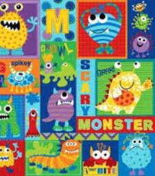 Monster Bean Bag Chair Cover, Blocks, Blue, Yellow, Green, Red, Orange, Multi Color, Shapes, Gears, Robots, Etsy Kids, Gifts Under 75 - thumbnail 2