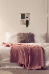 "Minimal Woven Wall Hanging Modern Tapestry, 15.75"" X 19.69" - thumbnail 1