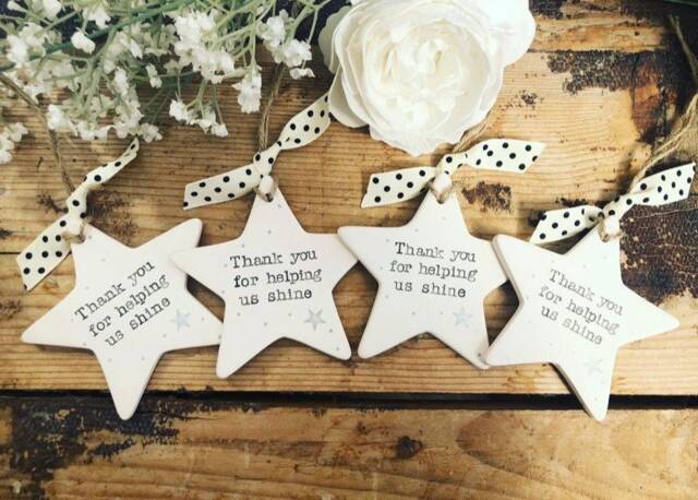 Personalised Teacher Gift - Childminder Nursery End Of Term Gifts Ceramic Star Keepsake - image 1