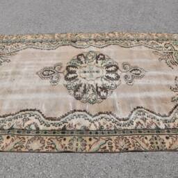 Antique Rug, Beige Rugs, Rugs For Dining Room, Turkish Vintage 5.3x8.8 Ft Large Office Living Room - thumbnail 3