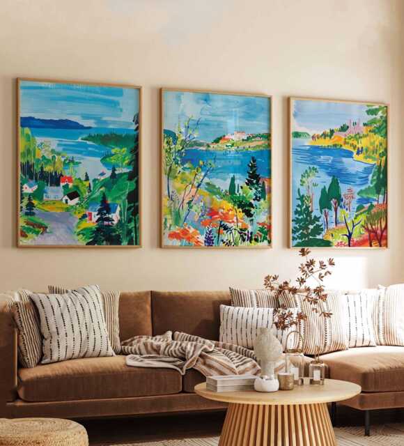 Set Of 3 Minnesota Posters, Usa Lake Country Prints Set, North Star State Scenic Wall Art, Minneapolis Decor Prints, Midwest Travel Gift - image 1