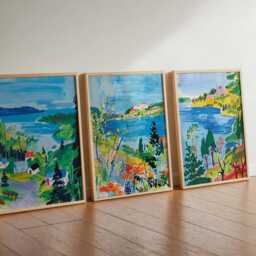 Set Of 3 Minnesota Posters, Usa Lake Country Prints Set, North Star State Scenic Wall Art, Minneapolis Decor Prints, Midwest Travel Gift - thumbnail 3