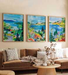 Set Of 3 Minnesota Posters, Usa Lake Country Prints Set, North Star State Scenic Wall Art, Minneapolis Decor Prints, Midwest Travel Gift - thumbnail 1