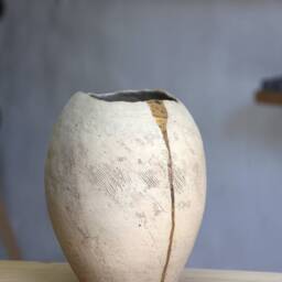 Ceramic Vase, Minimalist Center Pieces, Flower Dining Table Minimal Centrepiece, Ceramics, Vases, Decoration Vase - thumbnail 2