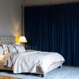 Luxury Blackout Velvet Curtain, Custom Thermal Drapery - thumbnail 2
