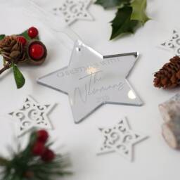 Personalised Family Christmas Ornament, Bauble, Gift For Christmas, Bauble Tree Decorations - thumbnail 2