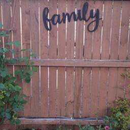 Family Metal Word Sign Distressed Rustic Rusted Wall Hanging Extra Large Industrial Decor Farmhouse Decoration Primitive - thumbnail 2