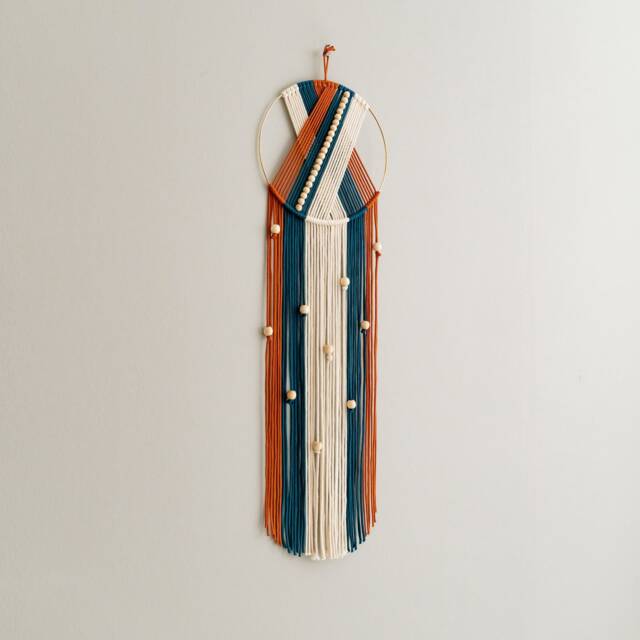 Wall Hanging Dreamcatcher, New House Gift, Colorful Macrame, Boho Bedroom Decor, Modern Hanging, Farmhouse Unique Gift V50 - image 1