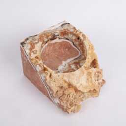 Pink Travertine Candleholder - thumbnail 3