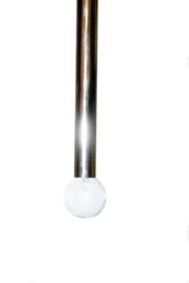 Modern Cylinder Pendant - Minimalist Ceiling Light Fixture Exposed Candelabra Base Bulb Fixture Multi Lengths & Brass Or Chrome