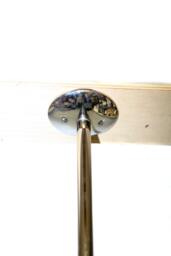 Modern Cylinder Pendant - Minimalist Ceiling Light Fixture Exposed Candelabra Base Bulb Fixture Multi Lengths & Brass Or Chrome - thumbnail 3