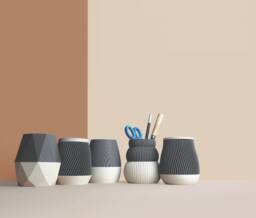 Wooden Pencil Pot, Storage, Idea For Office Accessories, Office Storage & Decoration, Scandinavian Design, Gift Home - thumbnail 1
