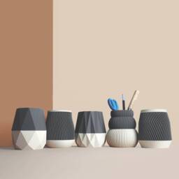 Wooden Pencil Pot, Storage, Idea For Office Accessories, Office Storage & Decoration, Scandinavian Design, Gift Home - thumbnail 3