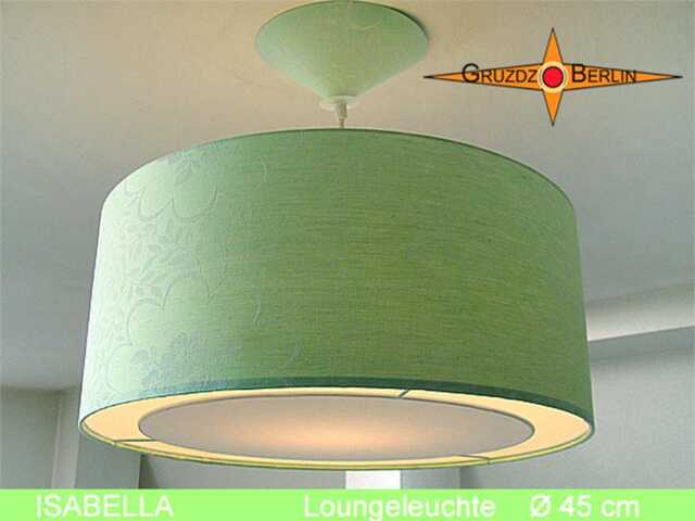 Green Hanging Lamp Isabella Fom ??40 Till 70 cm Damask With Light Edge Diffuser - image 1