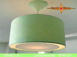Green Hanging Lamp Isabella Fom ??40 Till 70 cm Damask With Light Edge Diffuser