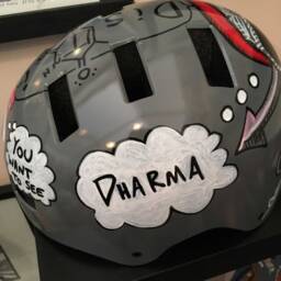 Be The Light You Want To See Bike Helmet - thumbnail 2