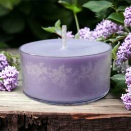 Lilac Scented Soy Candles Tealights Spring Floral Rustic Home Decor - thumbnail 3