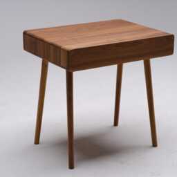 Office Desk - Writing Table, Made Of Solid Walnut - thumbnail 3