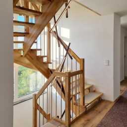 Wooden Long Chandelier For Staircase & Home, Loft Modern Unique Stick Lighting Stairway Fixture, Handcrafted Led Lighting Fixture Dna - thumbnail 4