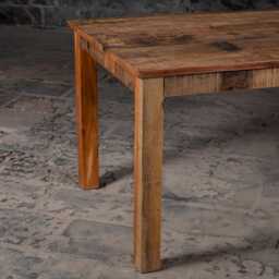 Reclaimed Wood Dining Table Rustic Farmhouse Kitchen Table - thumbnail 3
