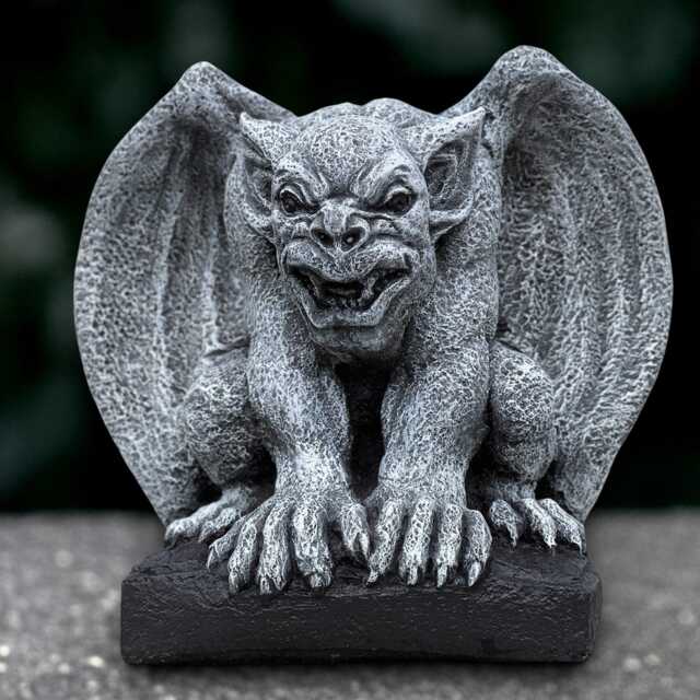 Outdoor Gargoyle Statue Concrete Monster Sculpture Stone Demon Decoration Gothic Ornament Front Door Figurine Lover Gift Yard Art - image 1