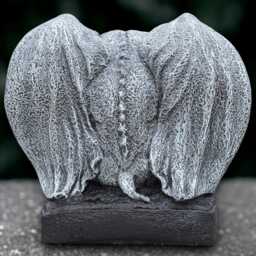 Outdoor Gargoyle Statue Concrete Monster Sculpture Stone Demon Decoration Gothic Ornament Front Door Figurine Lover Gift Yard Art - thumbnail 4