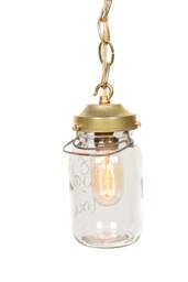 Vintage Simply Modern Ideal Canning Mason Jar Chain Pendant Light - thumbnail 2