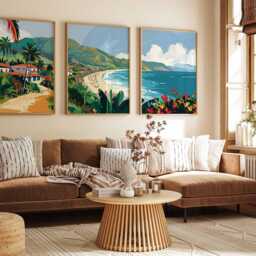 Set Of 3 Venezuela Posters, South America Travel Prints, Wall Art, Landscape Decor, Gift, Adventure Prints - thumbnail 2