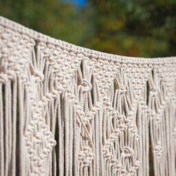 Wedding Macrame Backdrop Large Curtain Ceremony Bohemian Home Boho Headboard Decor Over The Bed Rustic Photo Booth - thumbnail 3