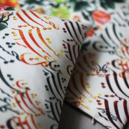 Persian Style Boho Nastaliq Calligraphy Art Cushion Cover - Set Of 2 - thumbnail 2