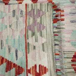 Heritage Tribal Runner, Handmade Artisan Afghan Turkish Scandinavian Navajo Bohemian Flatweave Wool Multicolour Kilim Runner Rug 200x83 cm - thumbnail 3