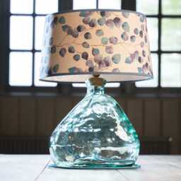 Recycled Glass Oasis Lamp 39cm - thumbnail 2