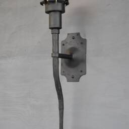 Wrought Iron Wall Candle Sconce, Medieval Holder - thumbnail 2