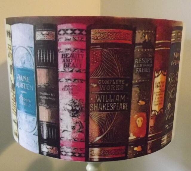 Classic Books Lampshade Vintage Style Light Shade - image 1